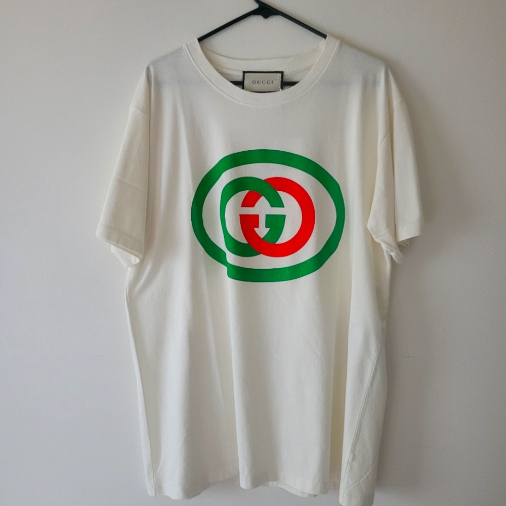 🇮🇹 NWT Oversize Gucci T-shirt with Interlocking GG L/XL